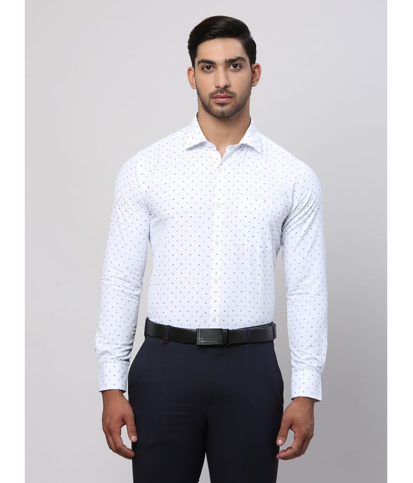     			Park Avenue Cotton Blend Slim Fit Full Sleeves Men's Formal Shirt - Blue ( Pack of 1 )