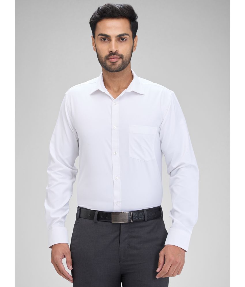     			Park Avenue Cotton Blend Slim Fit Full Sleeves Men's Formal Shirt - White ( Pack of 1 )