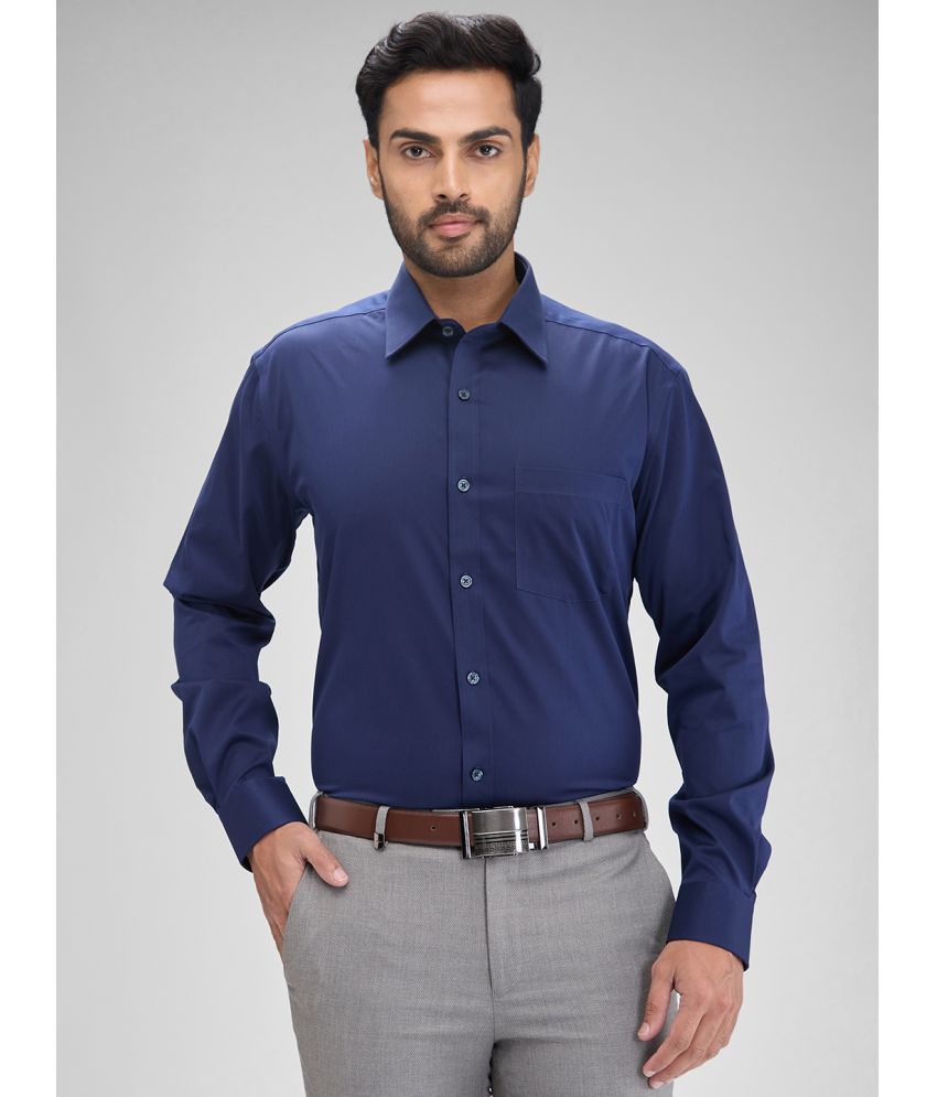     			Park Avenue Cotton Regular Fit Full Sleeves Men's Formal Shirt - Blue ( Pack of 1 )