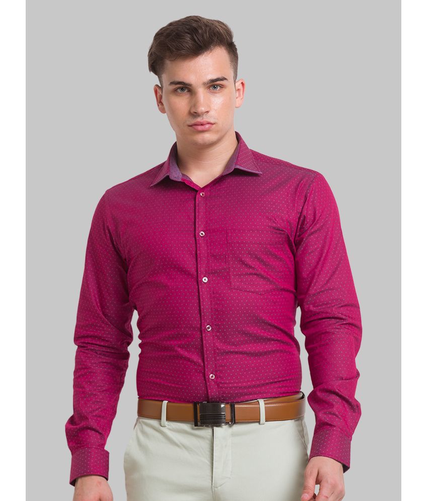     			Park Avenue Cotton Slim Fit Full Sleeves Men's Formal Shirt - Red ( Pack of 1 )