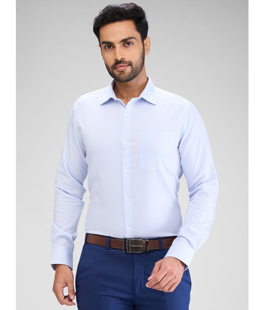     			Park Avenue Cotton Slim Fit Full Sleeves Men's Formal Shirt - Blue ( Pack of 1 )