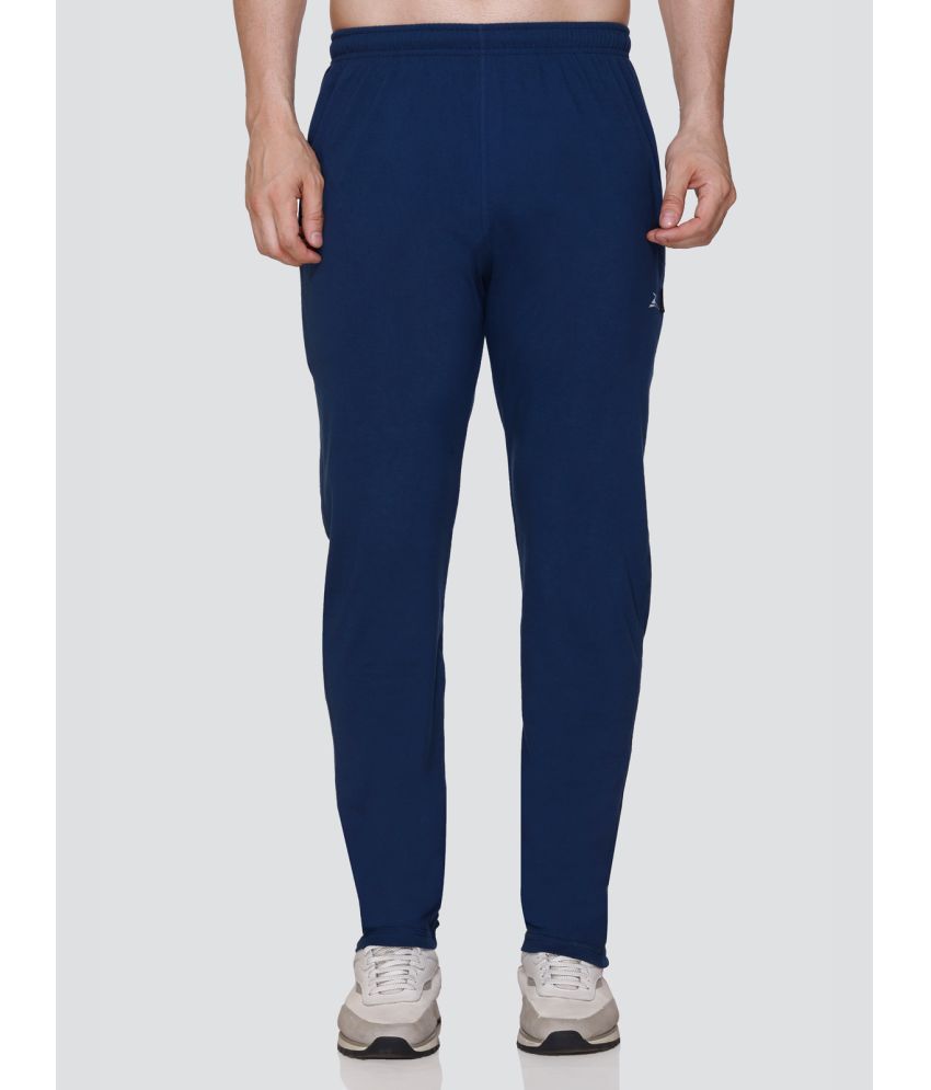     			Zeffit Blue Cotton Blend Men's Sports Trackpants ( Pack of 1 )