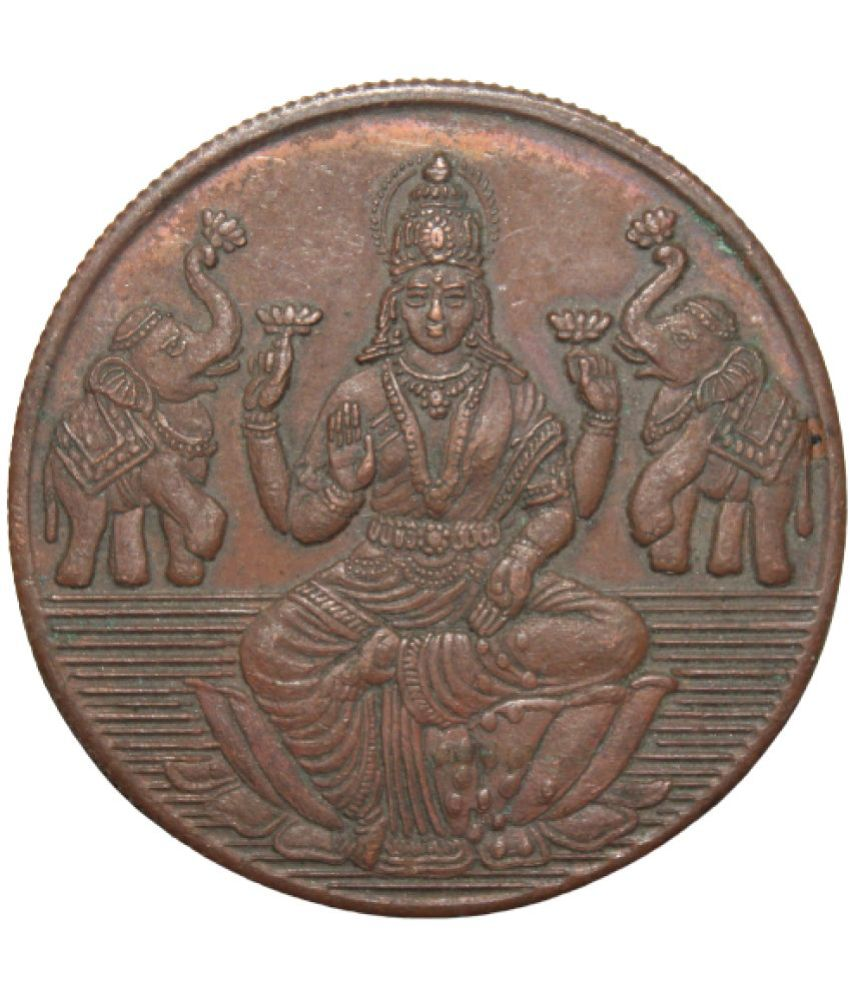     			1 Anna (1818) " Mata Laxmi" East India Company Rare (20 GRAM) Token Coin