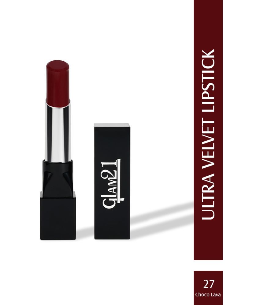     			Glam21 Long-lasting Ultra Velvet Lipstick With Creamy matte finish2.5gm Choco Lava-27