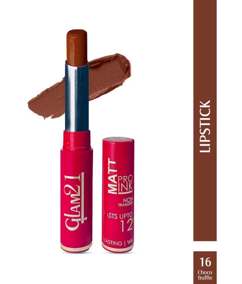     			Glam21 Matte Pro Ink Non Transfer Lipstick With 12hrs Long Stay 18 Amazing Shades 20gm ChochoTuffle-16