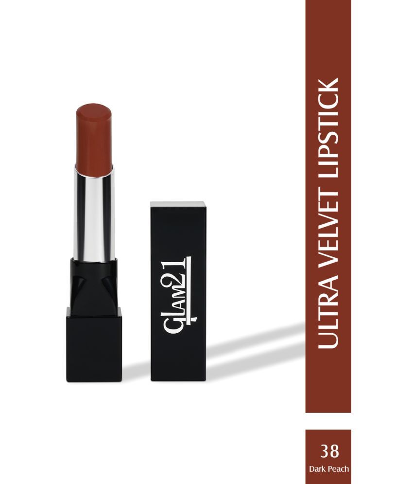     			Glam21 Long-lasting Ultra Velvet Lipstick With Creamy matte finish2.5gm Dark Peach-38