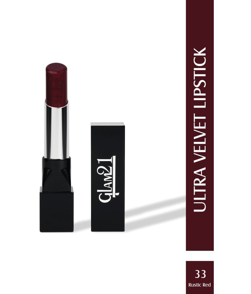     			Glam21 Long-lasting Ultra Velvet Lipstick With Creamy matte finish2.5gm Rustic Red-33