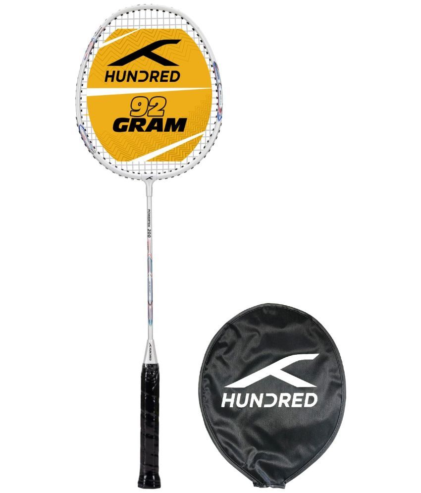     			HUNDRED Multicolor Badminton Racquet ( Pack of 1 )