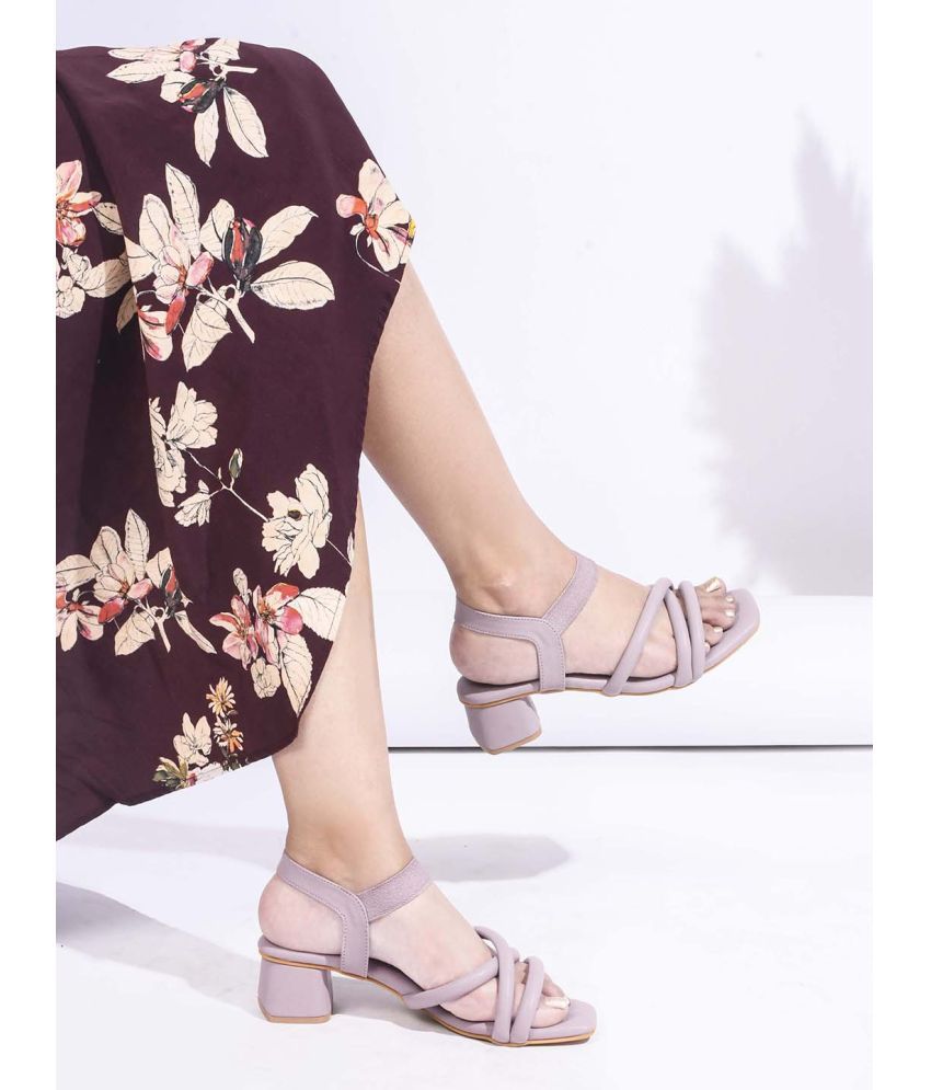     			JM Looks Lavender Women's Sandal Heels