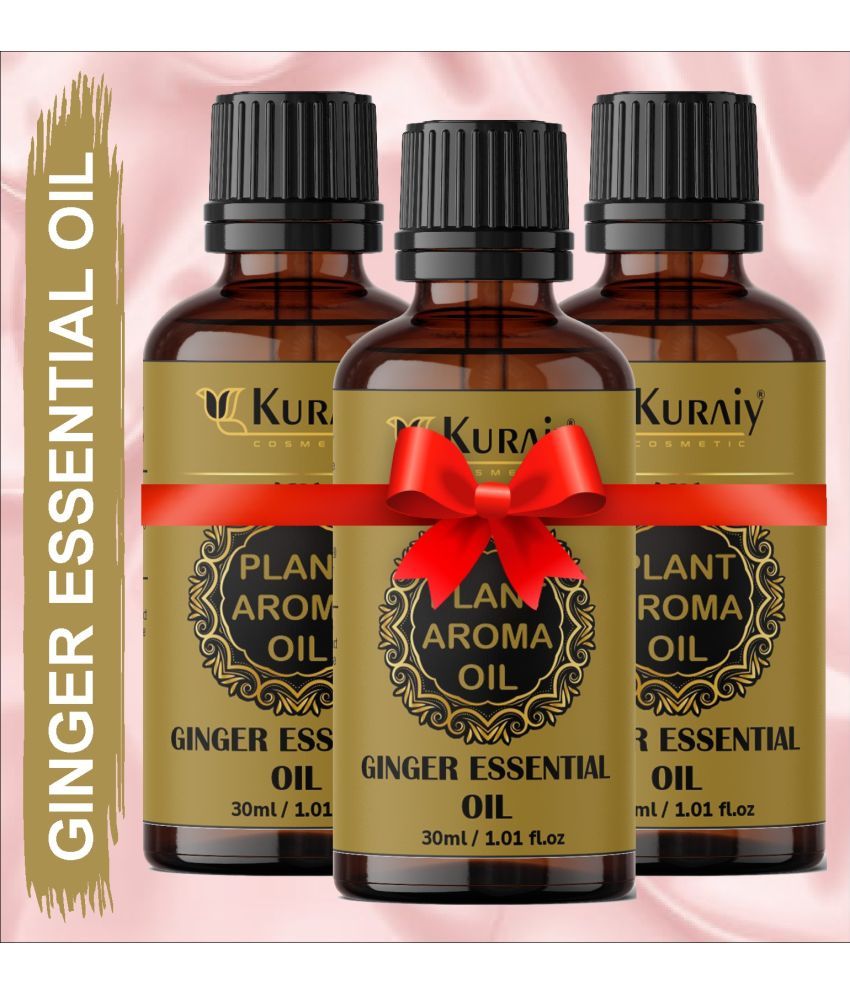     			Kuraiy Ginger Oil, For Belly Fat Reduction For Weight Loss( 30 ml) Pack of 3