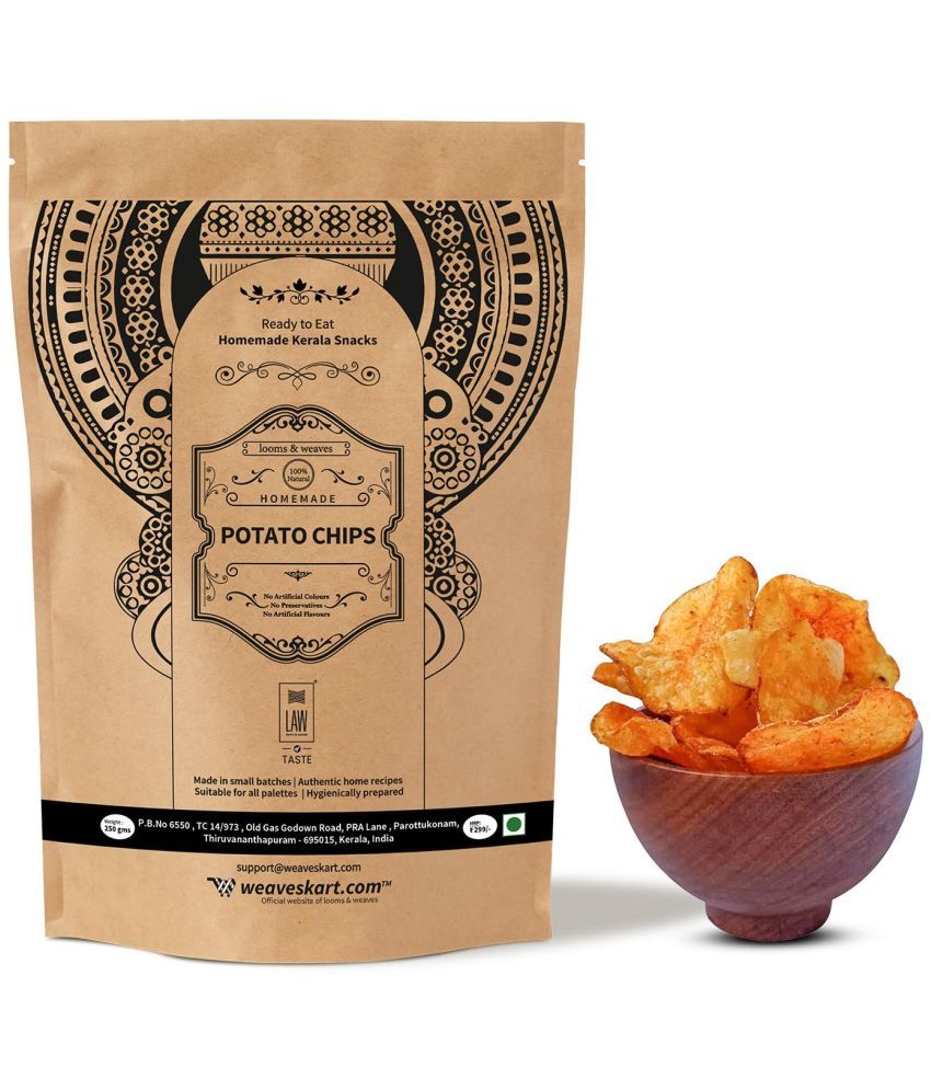     			Looms & Weaves chips Potato Chips 250 g