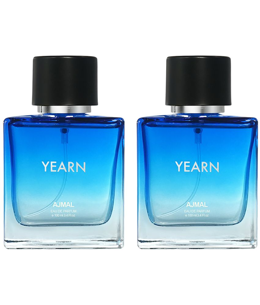     			Ajmal 2 Yearn EDP 100ml Long Lasting Perfume for Men Pack Of 2