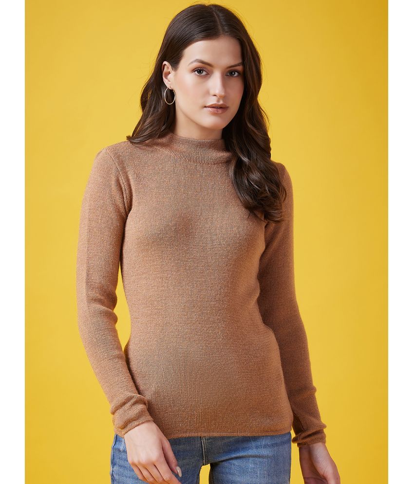     			Clapton Woollen Round Neck Women's Skivvy - Brown ( Single )