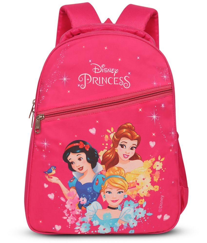     			Priority Pink Polyester Backpack For Kids