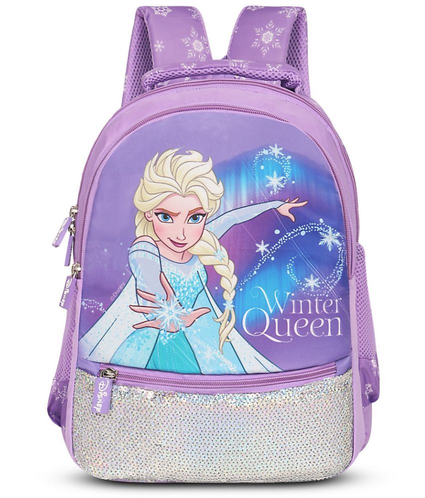     			Priority Purple Polyester Backpack For Kids