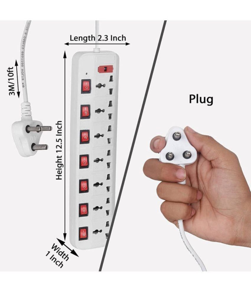     			Secritas 7 Socket Extension Board