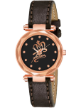 KIARVI GALLERY Brown Leather Analog Womens Watch