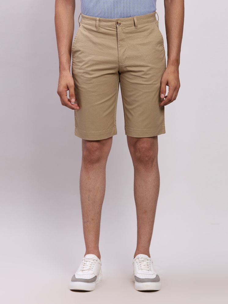     			Colorplus Beige Cotton Blend Men's Shorts ( Pack of 1 )