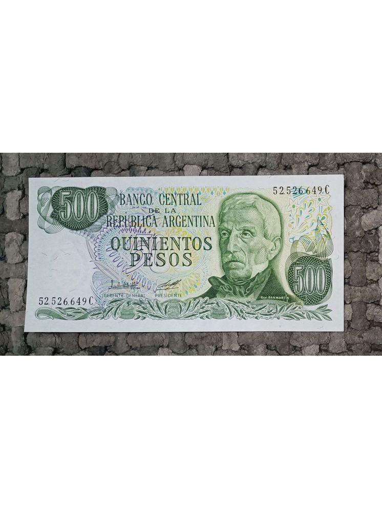     			EX RARE ARGENTINA 500 PESOS IN TOP GRADE