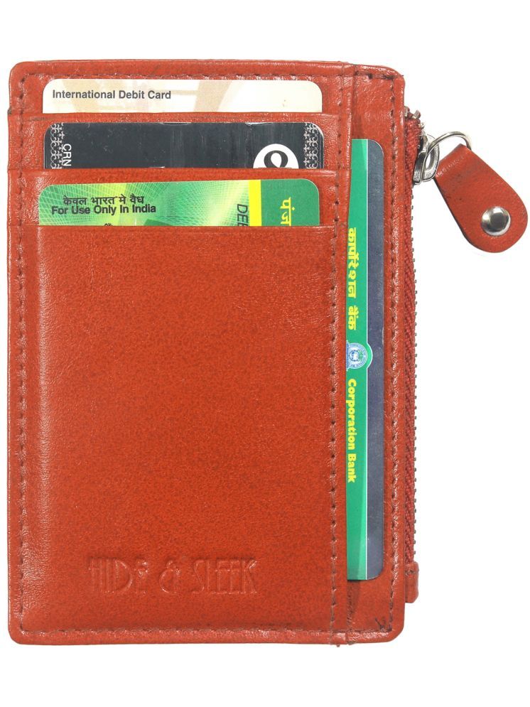     			Hide&Sleek Leather Travel Card Holder ( Pack 1 )