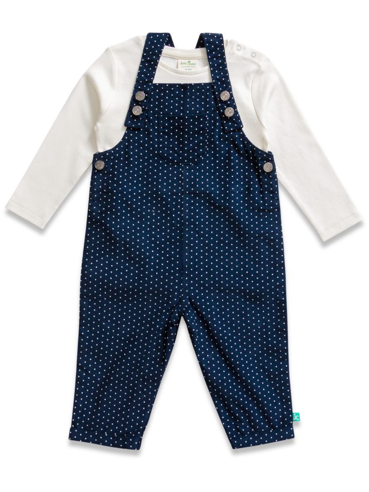     			Juscubs Navy Blue Cotton Dungarees For Baby Boy ( Pack of 1 )