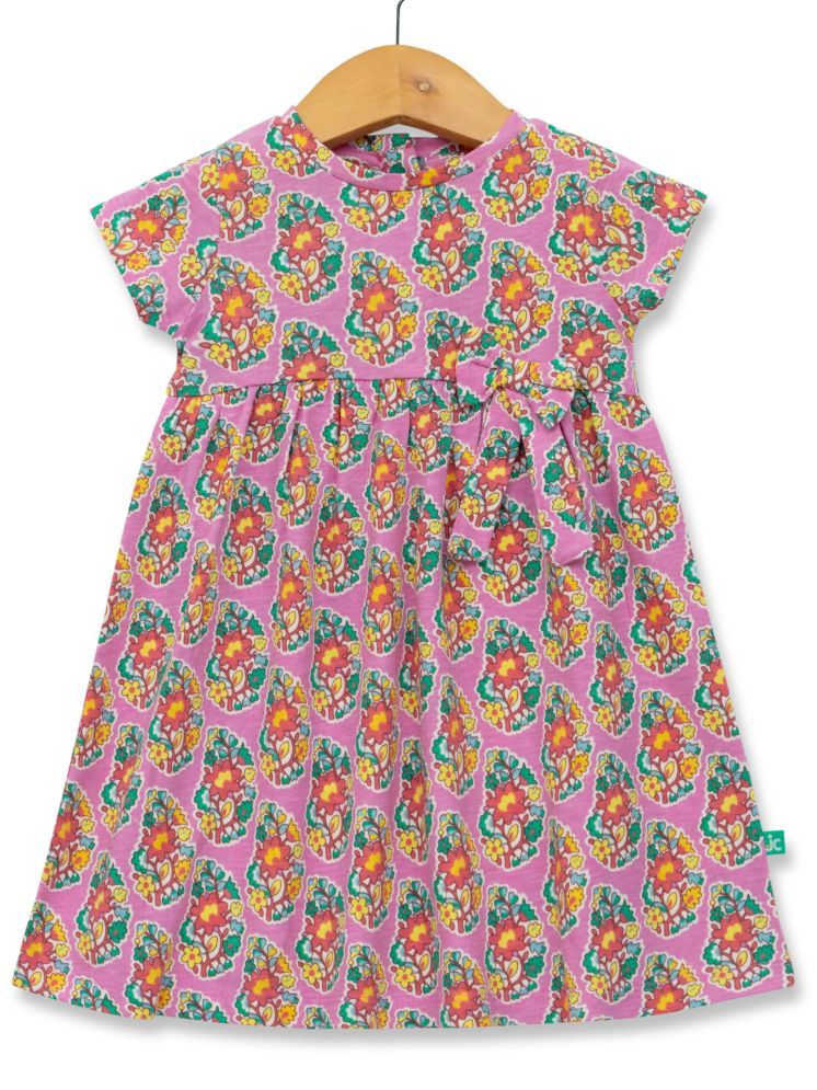     			Juscubs Cotton Frock For Girls ( Pack of 1 , Pink )