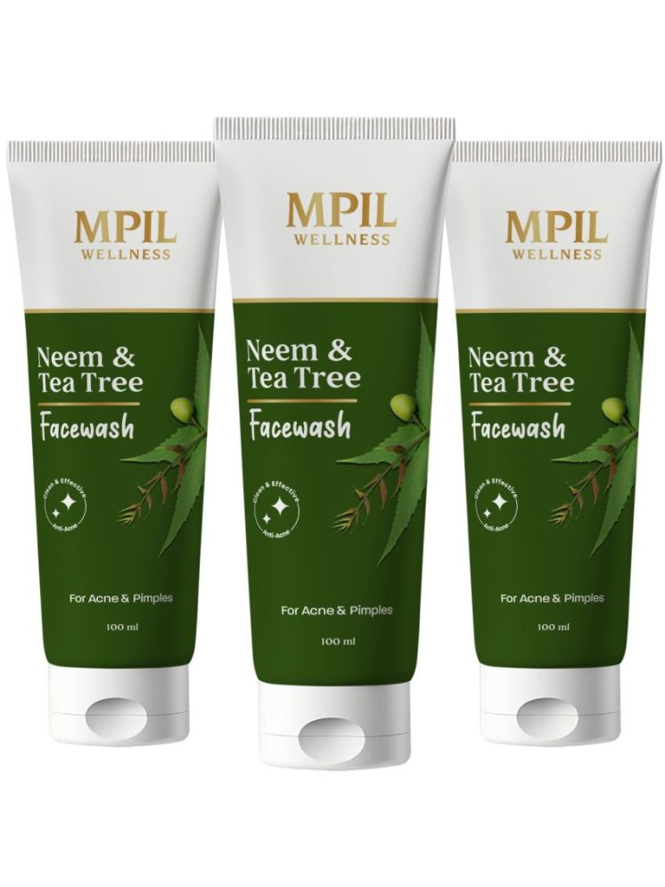     			Mpil Wellness Neem & Tea Tree FacewashFor Acne Prone SkinWith Pure Neem & Tea Tree Extract (300ml)