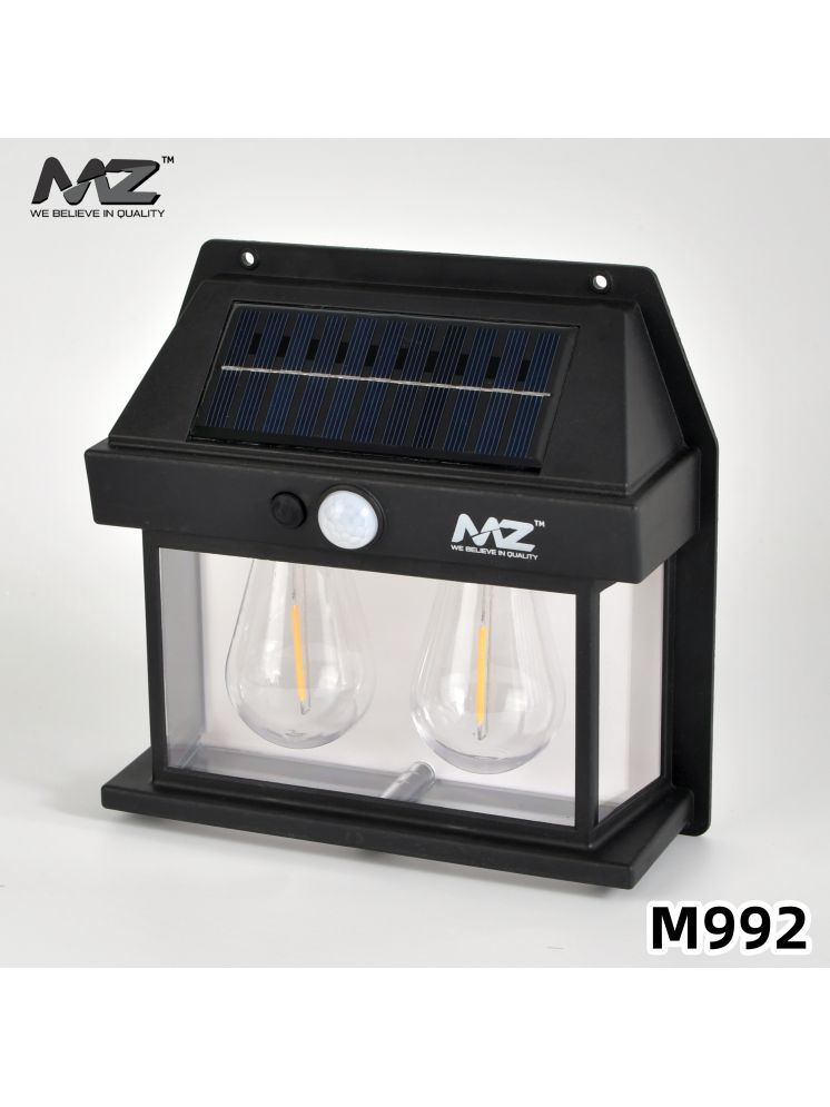     			MZ 2W Solar Outdoor Wall Light ( Pack of 1 )