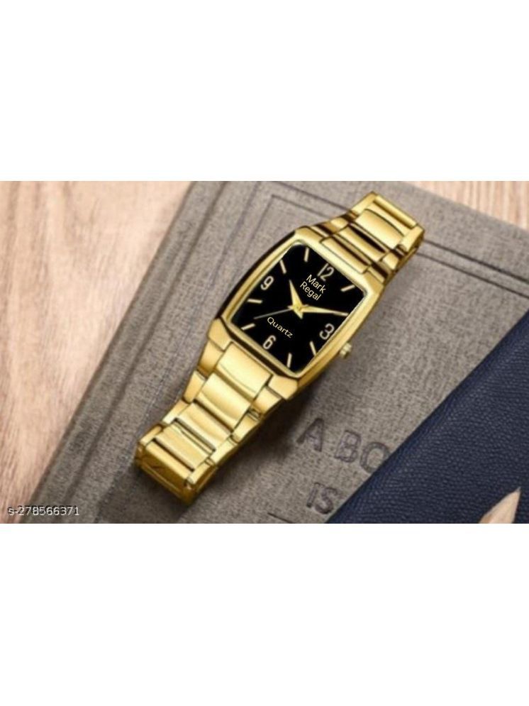     			Mark Regal Gold Metal Analog Men's Watch