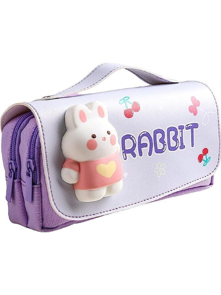     			RAMDEV ENTERPRISE Rabbit Style Pencil Pouch for Girl and Boy,Big Pencil Case for Kids,Zipper Pencil Kit Stationary Storage Box for School Children,Stationery Organizer Pen Box for Student,Pencil Pouch.