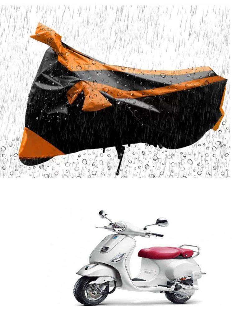     			RONISH Bike Body Cover for Vespa Elegante 150 ( Pack of 1 ) , Orange