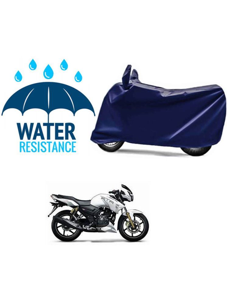     			RONISH Bike Body Cover for TVS Apache RTR 180 ( Pack of 1 ) , Blue