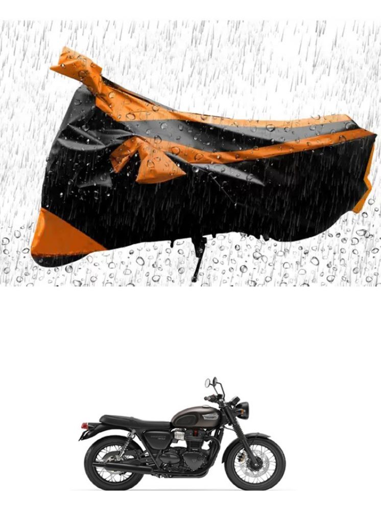     			RONISH Bike Body Cover for Triumph Bonneville T100 ( Pack of 1 ) , Orange