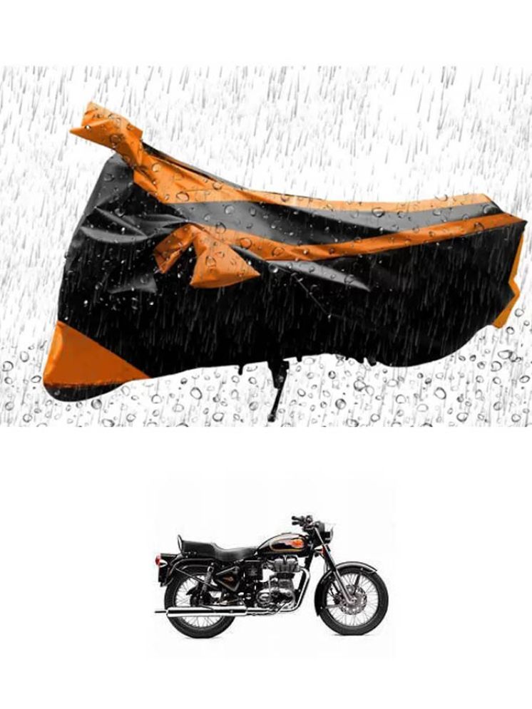     			RONISH Bike Body Cover for Royal Enfield Bullet 500 ( Pack of 1 ) , Orange