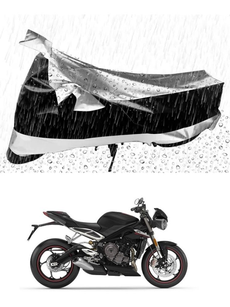     			RONISH Bike Body Cover for Triumph Street Triple ( Pack of 1 ) , Silver