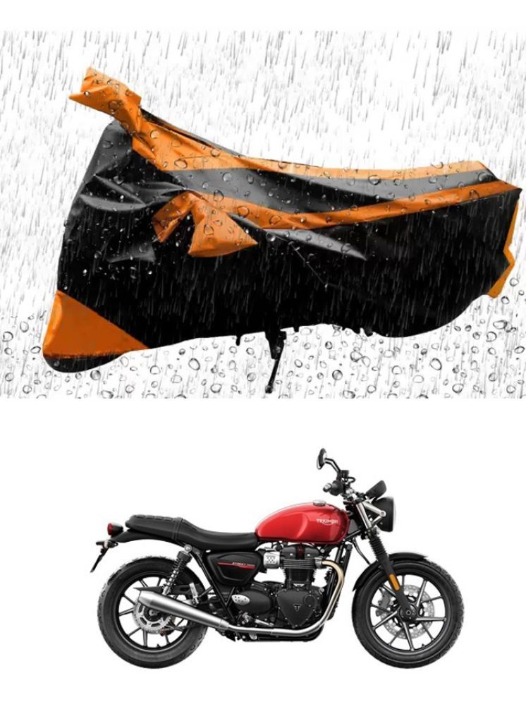     			RONISH Bike Body Cover for Triumph Street Twin ( Pack of 1 ) , Orange