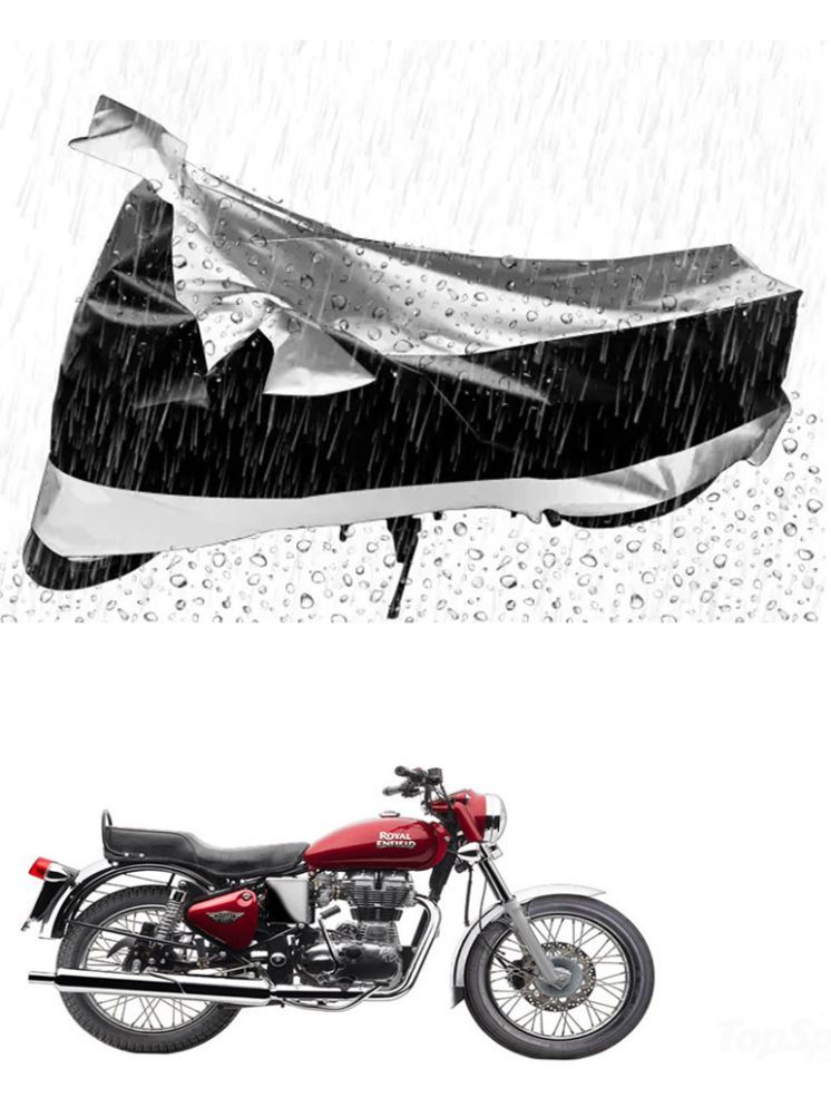     			RONISH Bike Body Cover for Royal Enfield Electra ( Pack of 1 ) , Silver