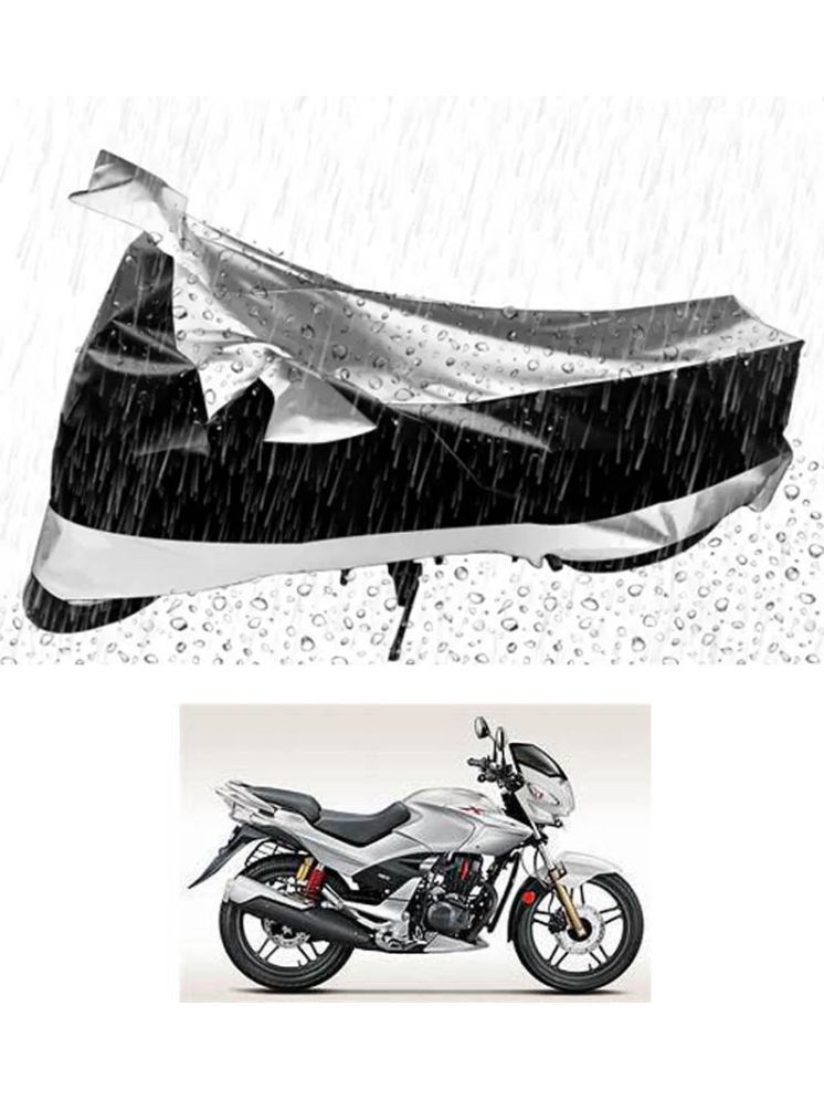     			RONISH Bike Body Cover for Hero CBZ ( Pack of 1 ) , Silver