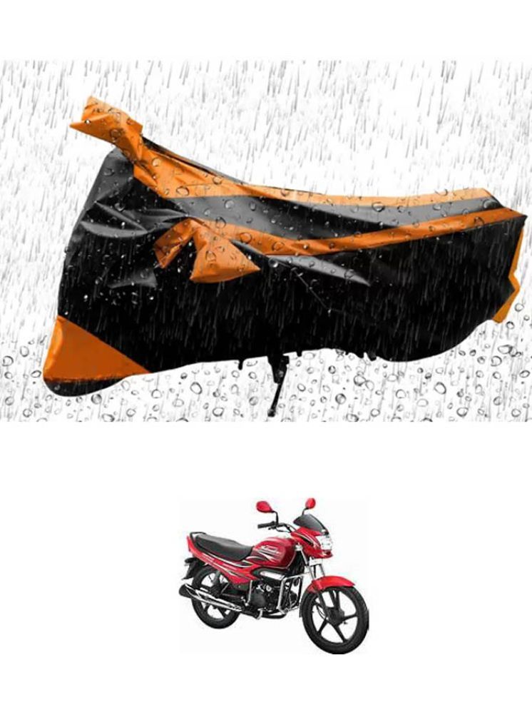     			RONISH Bike Body Cover for Hero Super Splendor ( Pack of 1 ) , Orange