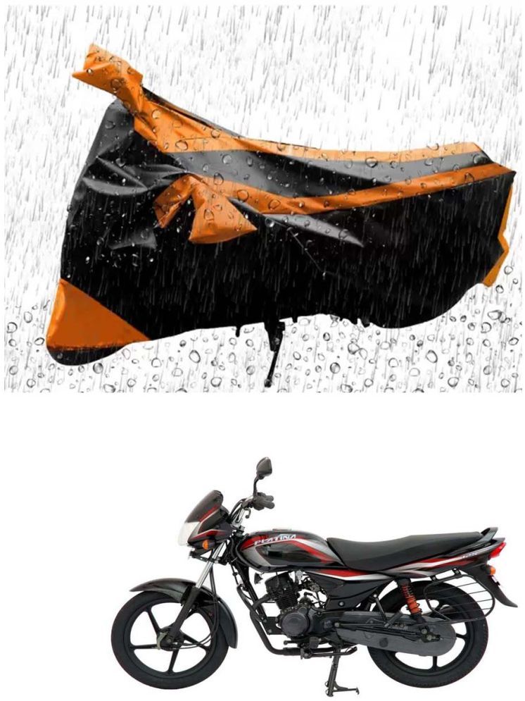     			RONISH Bike Body Cover for Bajaj Platina 125 ( Pack of 1 ) , Orange