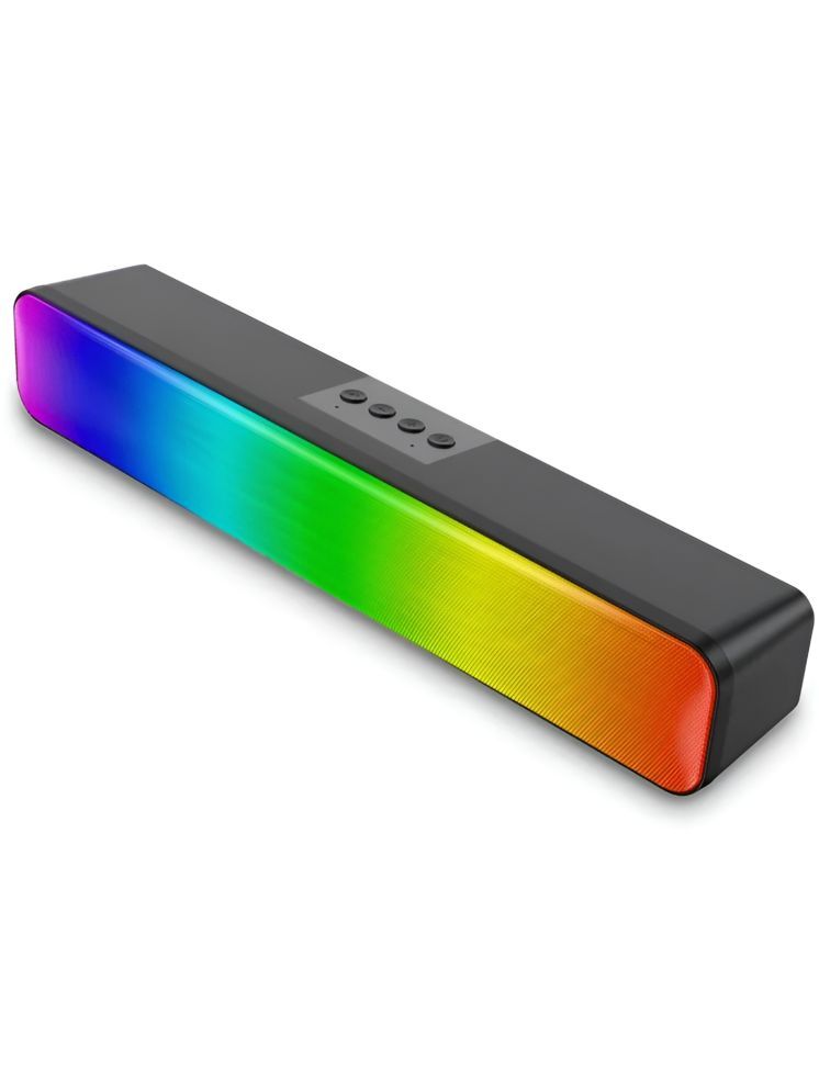     			VERONIC RGB SOUNDBAR 10 W Bluetooth Speaker Bluetooth V 5.1 with USB,SD card Slot,Aux Playback Time 10 hrs Assorted