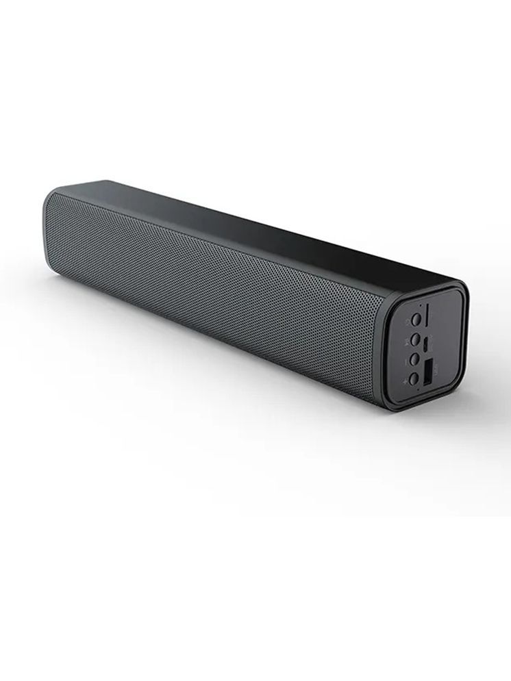     			VERONIC SOUNBAR 10 W Bluetooth Speaker Bluetooth V 5.1 with USB,SD card Slot,Aux Playback Time 10 hrs Black