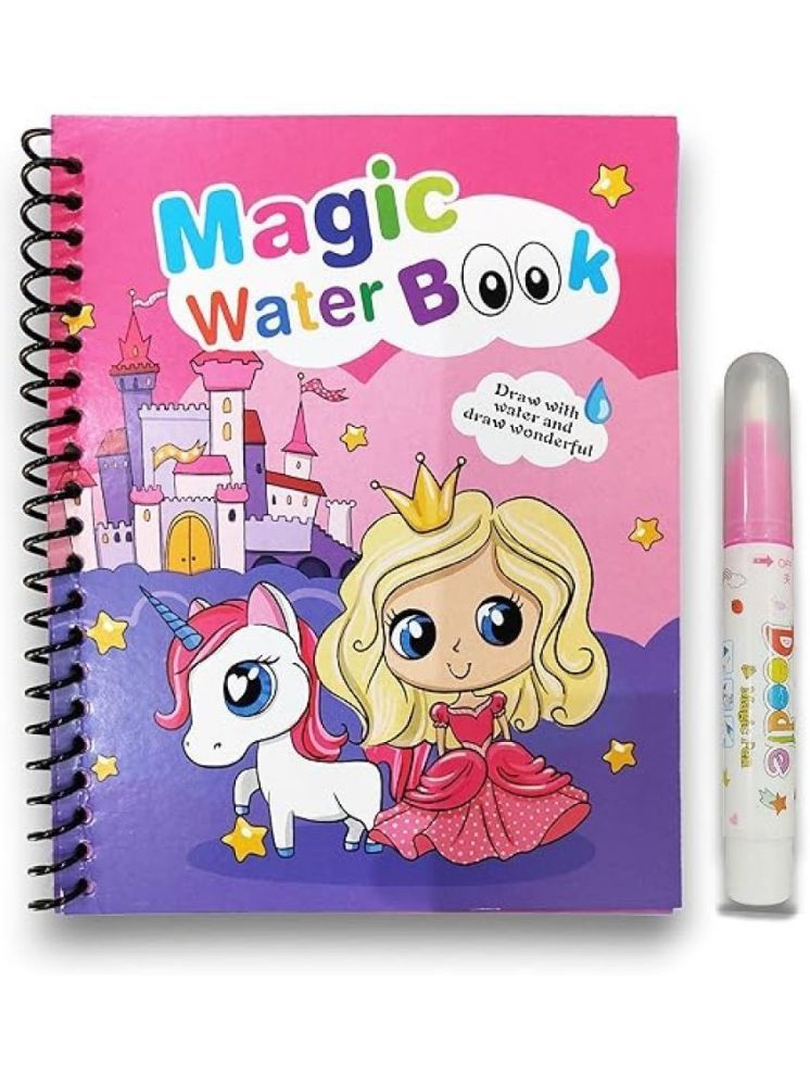     			Water Magic Book, Magic Doodle Pen, Coloring Doodle Drawing Board Games for Kids, Educational Toy for Growing Kids, Pack of 1