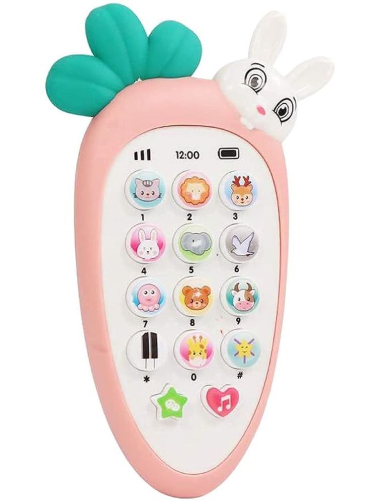     			FEDIFU Kimi Rabbit Phone Cordless Mobile Phone Toys for Kids Phone Small Phone Toy Musical Toys for Kids Smart Light