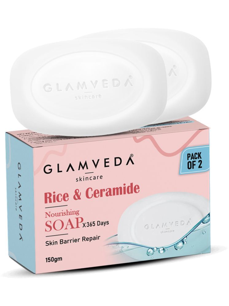     			Glamveda Skin Whitening Soap for All Skin Type ( Pack of 2 )