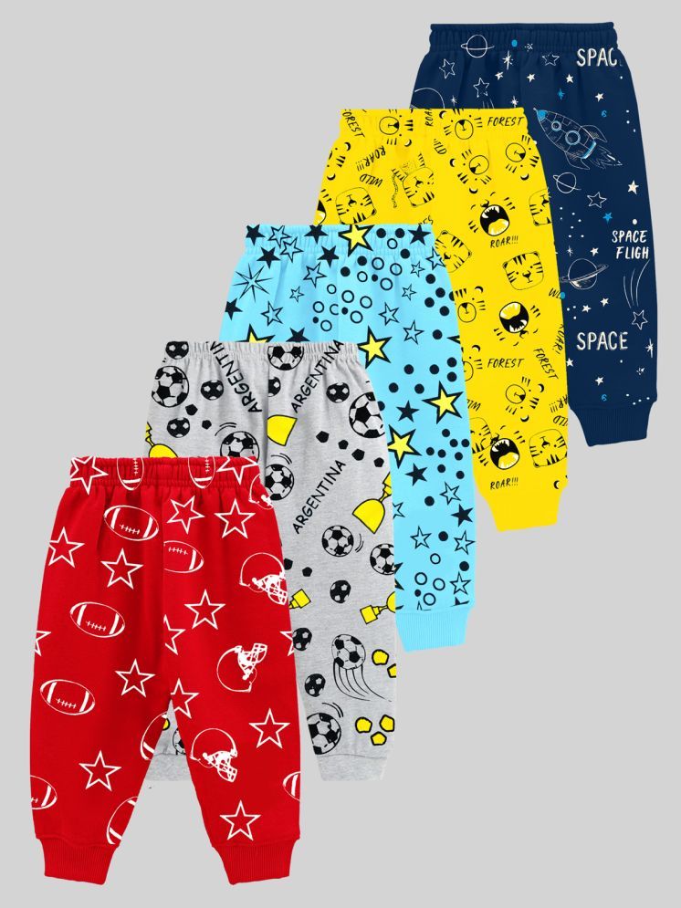     			Kuchipoo Pack of 5 Boys Cotton Blend Trackpant ( Multi Color )