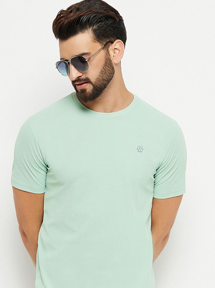     			Nuovo Pack of 1 Cotton Blend Regular Fit Men's T-Shirt ( Mint Green )