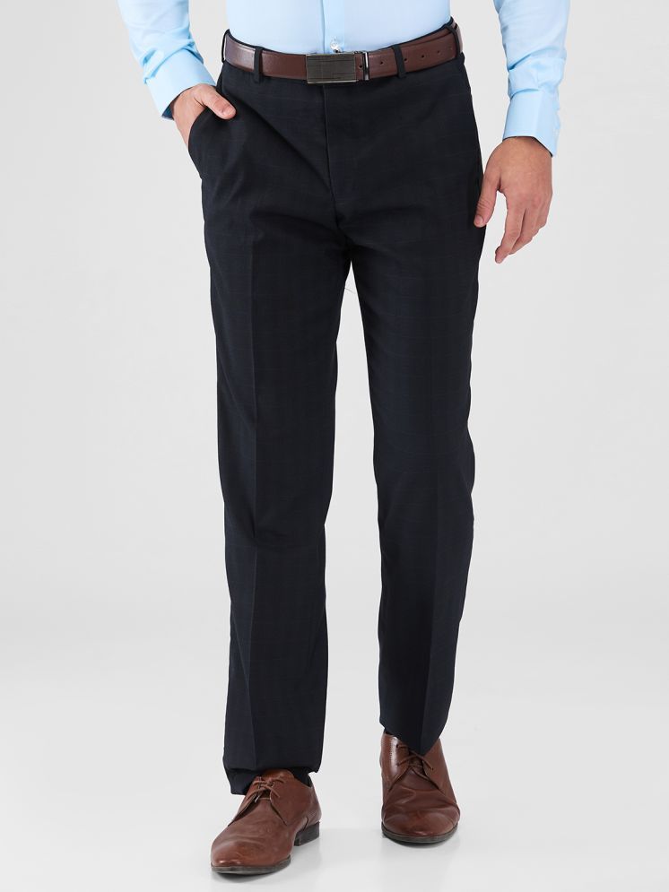     			Park Avenue Regular Flat Men's Formal Trouser - Blue ( Pack of 1 )