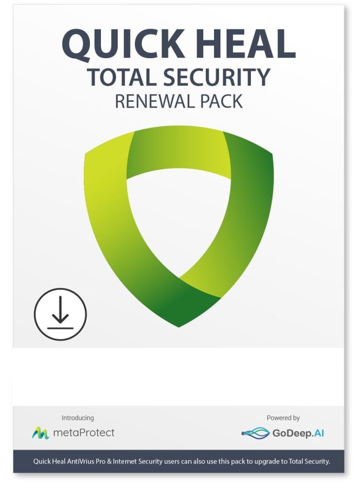     			Quick Heal | Total Security Renewal Upgrade Gold pack ( 1 PC / 3 years ) - Email Delivery | Existing Quick Heal Single User Subscription Needed