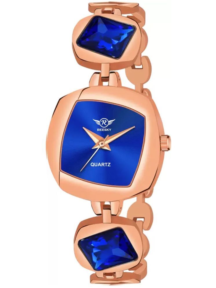     			REESKY Rose Gold Metal Analog Womens Watch